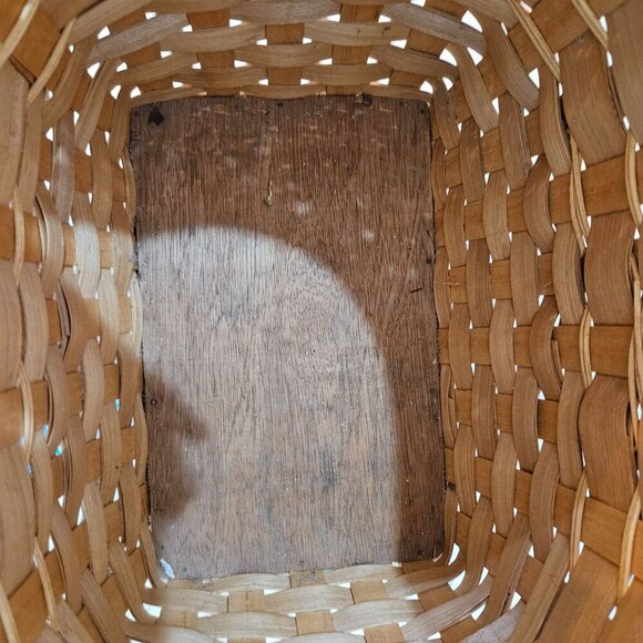 Northwood Woven Creel Fishing Basket Wildlife Print Hinged Lid, Adjustable Strap - Picture 7 of 11